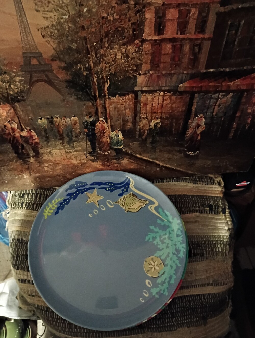 Mixed Coastal MELAMINE Serving Plate & Colorful Motif 🎇Fantastic Eating Plates.